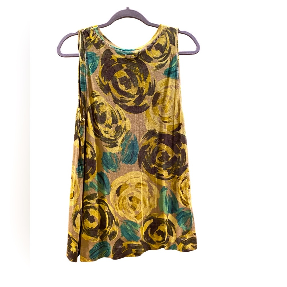 Simply Vera Floral Tank, Size Large - Picture 2 of 5